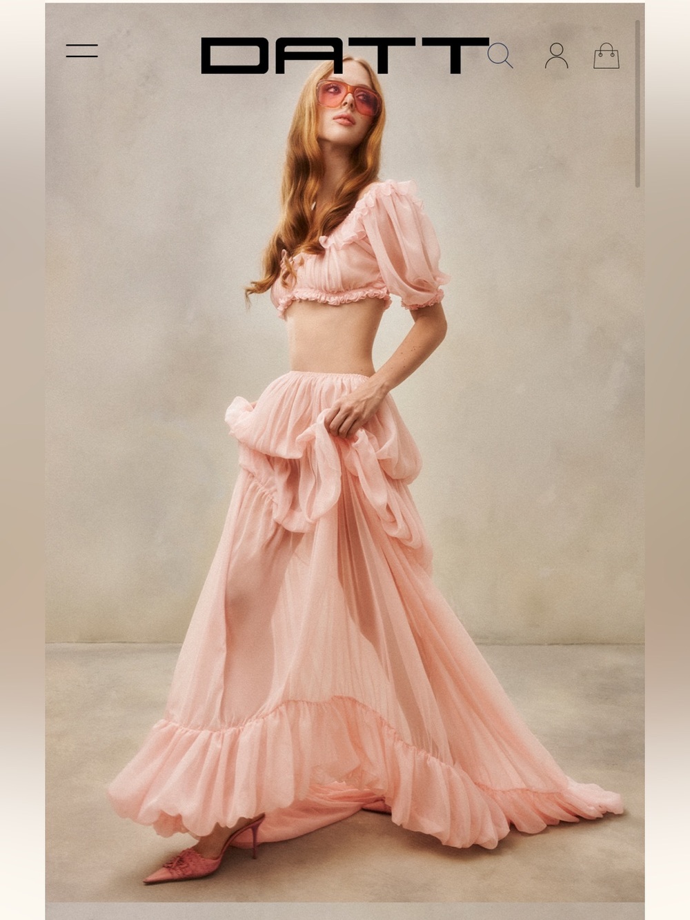 $720 DATT SNOWVEIL DRESS